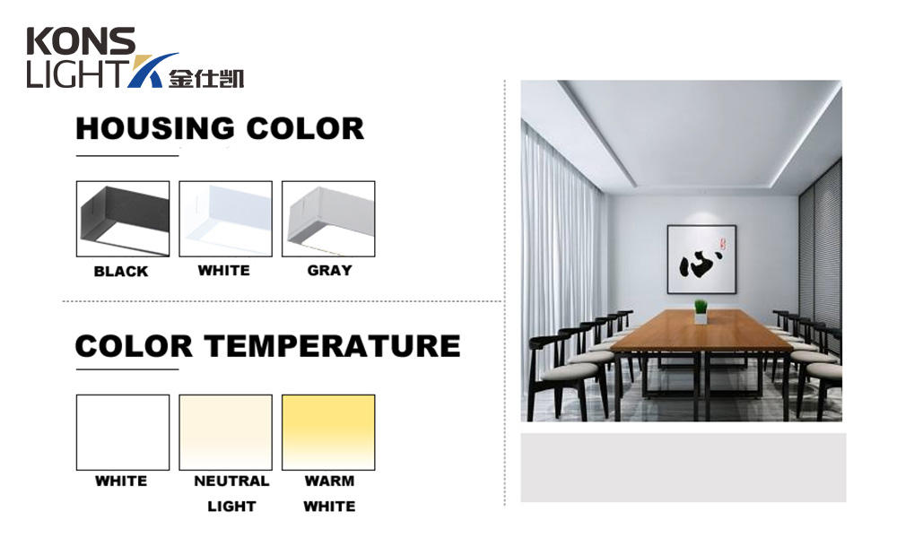 Kons-Find Modern Pendant Lamp Square Led Panel Light From Epistar Electronic Lighting